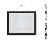 picture frame isolated white... | Shutterstock .eps vector #1180868344