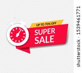sale poster with transparent... | Shutterstock . vector #1539461771