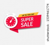 sale poster with transparent... | Shutterstock .eps vector #1539461774