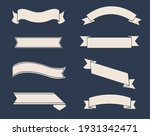 retro ribbon big set isolated... | Shutterstock .eps vector #1931342471