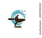 Emblem Of Sea Seal Silhouette...