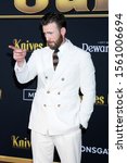 Small photo of LOS ANGELES - NOV 14: Chris Evans at the "Knives Out" Premiere at Village Theater on November 14, 2019 in Westwood, CA