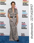 Small photo of LOS ANGELES - MAR 4: Vicky Krieps at the 2023 Film Independent Spirit Awards at the Tent on the Beach on March 4, 2023 in Santa Monica, CA