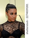 Small photo of LOS ANGELES - MAR 9: Ariana DeBose at the Versace FW23 Show at the Pacific Design Center on March 9, 2023 in West Hollywood, CA