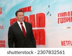 Small photo of LOS ANGELES - MAY 22: Arnold Schwarzenegger at the FUBAR TV Series Premiere Screening at The Grove on May 22, 2023 in Los Angeles, CA