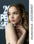 Small photo of LOS ANGELES - FEB 2: Dove Cameron at the 2024 MusiCares Person of the Year Honoring Jon Bon Jovi at the Convention Center on February 2, 2024 in Los Angeles, CA