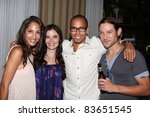 Small photo of LOS ANGELES - AUG 26: Christel Khalil, Jesica Heap, Bryton James, Michael Graziadei attending the Young & Restless Fan Dinner 2011 at the Universal Sheraton Hotel on August 26, 2011 in Los Angeles, CA