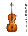 Cello Isolated On Wihte