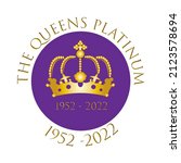 the queens platinum jubilee... | Shutterstock .eps vector #2123578694