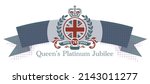 the queens platinum jubilee... | Shutterstock .eps vector #2143011277