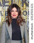 Small photo of New York, NY, USA - February 13, 2019: Priyanka Chopra attends the Michael Kors Collection Fall 2019 Runway Show during New York Fashion Week at Cipriani Wall Street, Manhattan