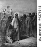 Small photo of Healing the dumb demoniac. 1) Le Sainte Bible: Traduction nouvelle selon la Vulgate par Mm. J.-J. Bourasse et P. Janvier. Tours: Alfred Mame et Fils. 2) 1866 3) France 4) Gustave Dore