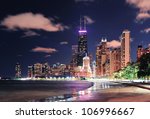 Chicago City Urban Skyscraper...