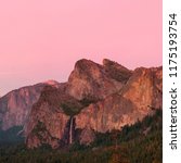 Yosemite Valley At Sunset With...