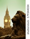 Trafalgar Square Lion Statue...