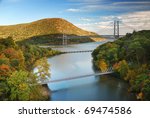 Hudson River Valley In Autumn...