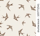 vintage pattern with little... | Shutterstock .eps vector #105772541