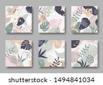 set of abstract vector layout... | Shutterstock .eps vector #1494841034