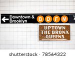 New York City Subway Sign