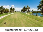 Landscape View Of A Golf Course ...