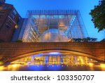 Small photo of NEW YORK CITY - MAY 13: Hayden Planetarium, part of the American Museum of Natural History, is directed by the famed astrophysicist Dr. Neil deGrasse Tyson May 13, 2012 in New York, New York.