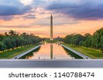Washington monument on the...
