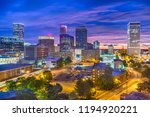 Tulsa, Oklahoma, USA skyline at twilight.