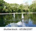 Model Sailboats In Central Park