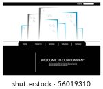 web template | Shutterstock .eps vector #56019310