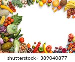 Organic Food Background. Food...