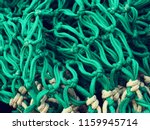 Close Up Of A Fishing Net In A...