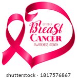 october breast cancer awareness ... | Shutterstock .eps vector #1817576867