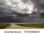 Storm Clouds Canada Rural...