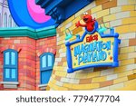 Small photo of OSAKA, JP - APR. 7: Elmo's Imagination Playland signage on April 7, 2017 in Universal Studios Japan, Osaka, Japan. Universal Studios Japan is a theme park located in Konohana-ku, Osaka, Japan.