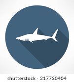 shark icon | Shutterstock .eps vector #217730404