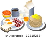 Bacon and Eggs Vector Clipart image - Free stock photo - Public Domain ...