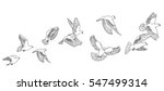 banner with hand drawn white... | Shutterstock .eps vector #547499314