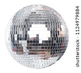 Shining disco ball party efect...