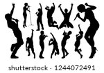 a set of high quality... | Shutterstock .eps vector #1244072491