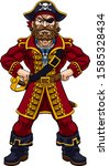 A Pirate Cartoon Character...