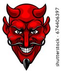 A Devil Cartoon Character...