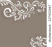 beige vector background with... | Shutterstock .eps vector #127422467