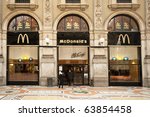 Small photo of MILAN - OCT 27: McDonald's in Galleria Vittorio Emanuele, Milan, Oct 27, 2010. The Company's sales increased 6.0%, (U.S. +5.3%, Europe +4.1% and Asia/Pacific, Middle East and Africa +8.1%) (PRNewswire)