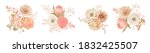 watercolor pastel floral... | Shutterstock .eps vector #1832425507