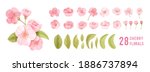 spring sakura cherry blooming... | Shutterstock .eps vector #1886737894