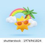 summer vacation realistic... | Shutterstock .eps vector #1976961824