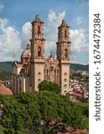 Small photo of Santa Prisca Church, Taxco, Mexico Historic church in the picturesque colonial town called Taxco