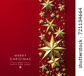  red christmas background... | Shutterstock .eps vector #721134664