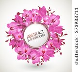 floral vector background... | Shutterstock .eps vector #373933711