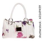 female leather handbag on a... | Shutterstock . vector #63169459